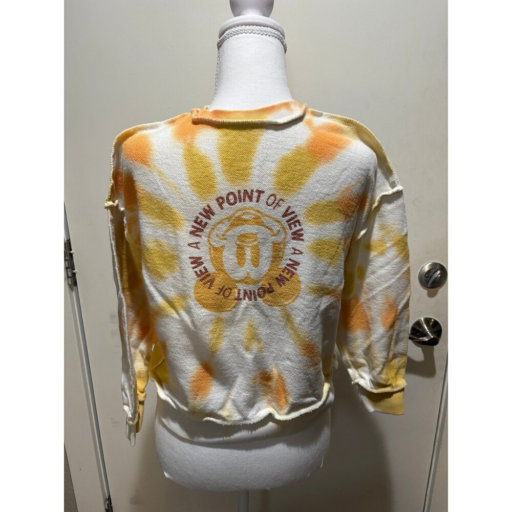 Mickey Mouse DISNEY New Point of View Tye‎ Dye Sweatshirt Disney Store Size 7/8